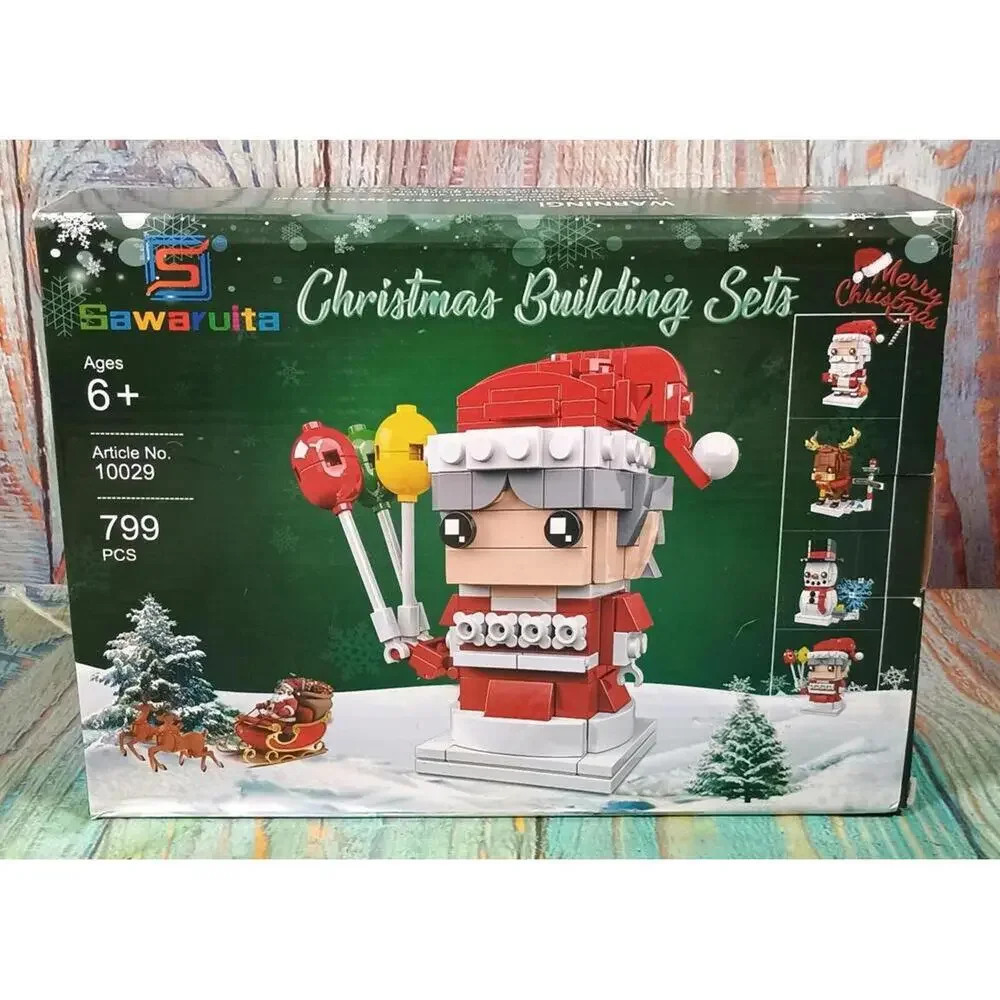Sawaryuita Christmas Building Sets - Santa‎ Claus, Snowman, Elk Models